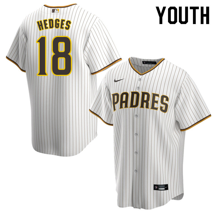 Nike Youth #18 Austin Hedges San Diego Padres Baseball Jersey Sale-White
